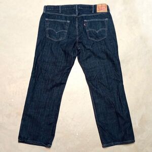 Levi's 559 Jeans Fits 40x30 Blue Denim Relaxed Straight Dark Wash